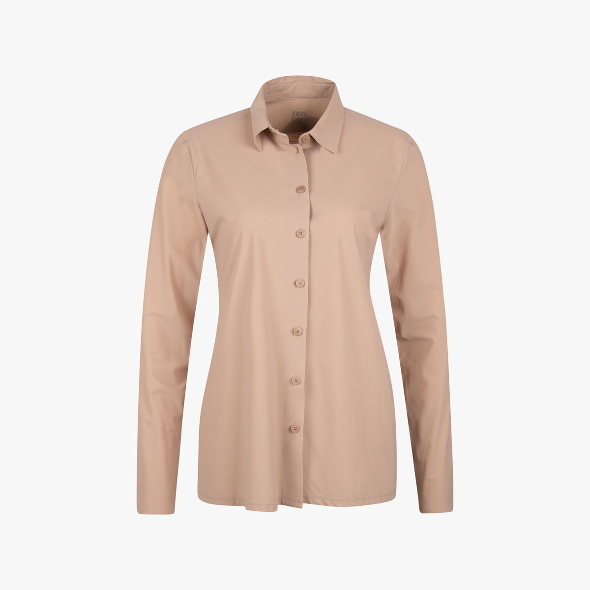 Trvl Drss Hembluse uni | beige