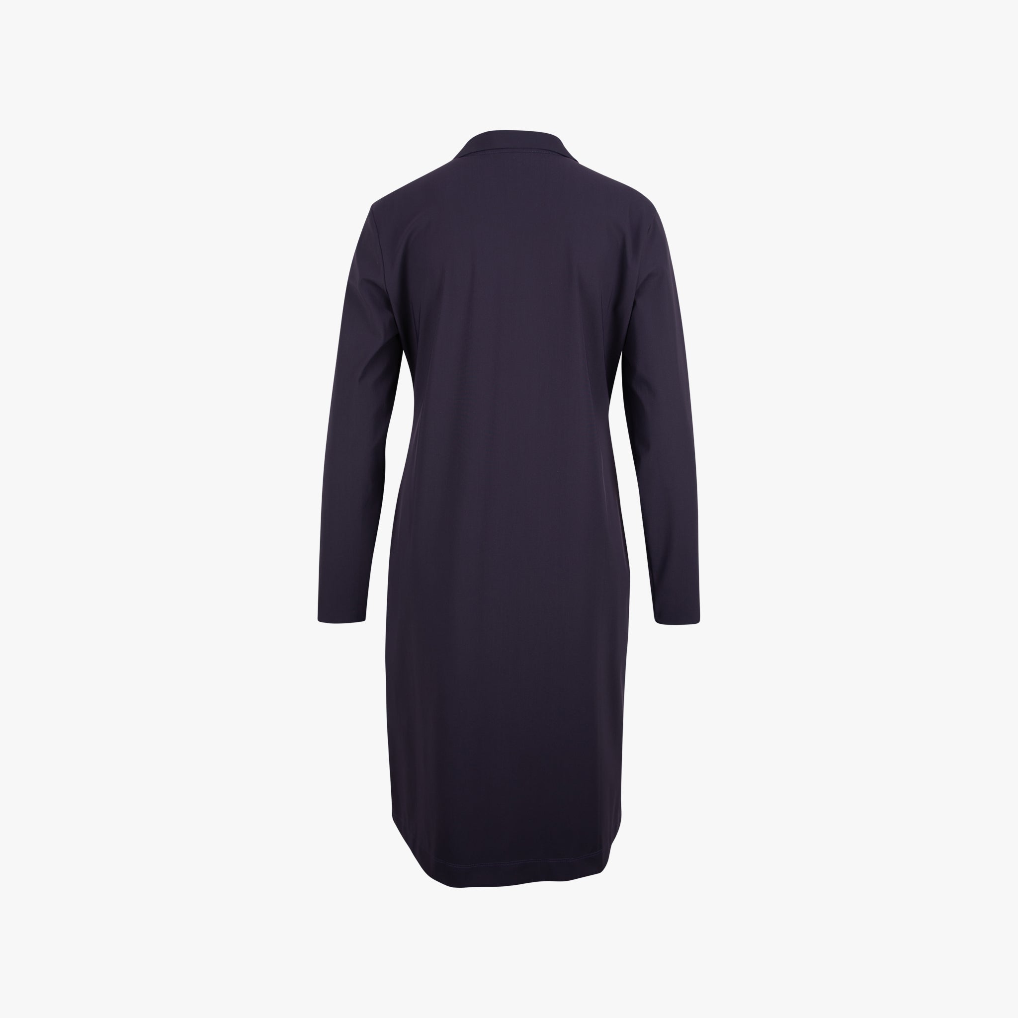 Trvl Drss Hemdblusenkleid uni | dunkelblau