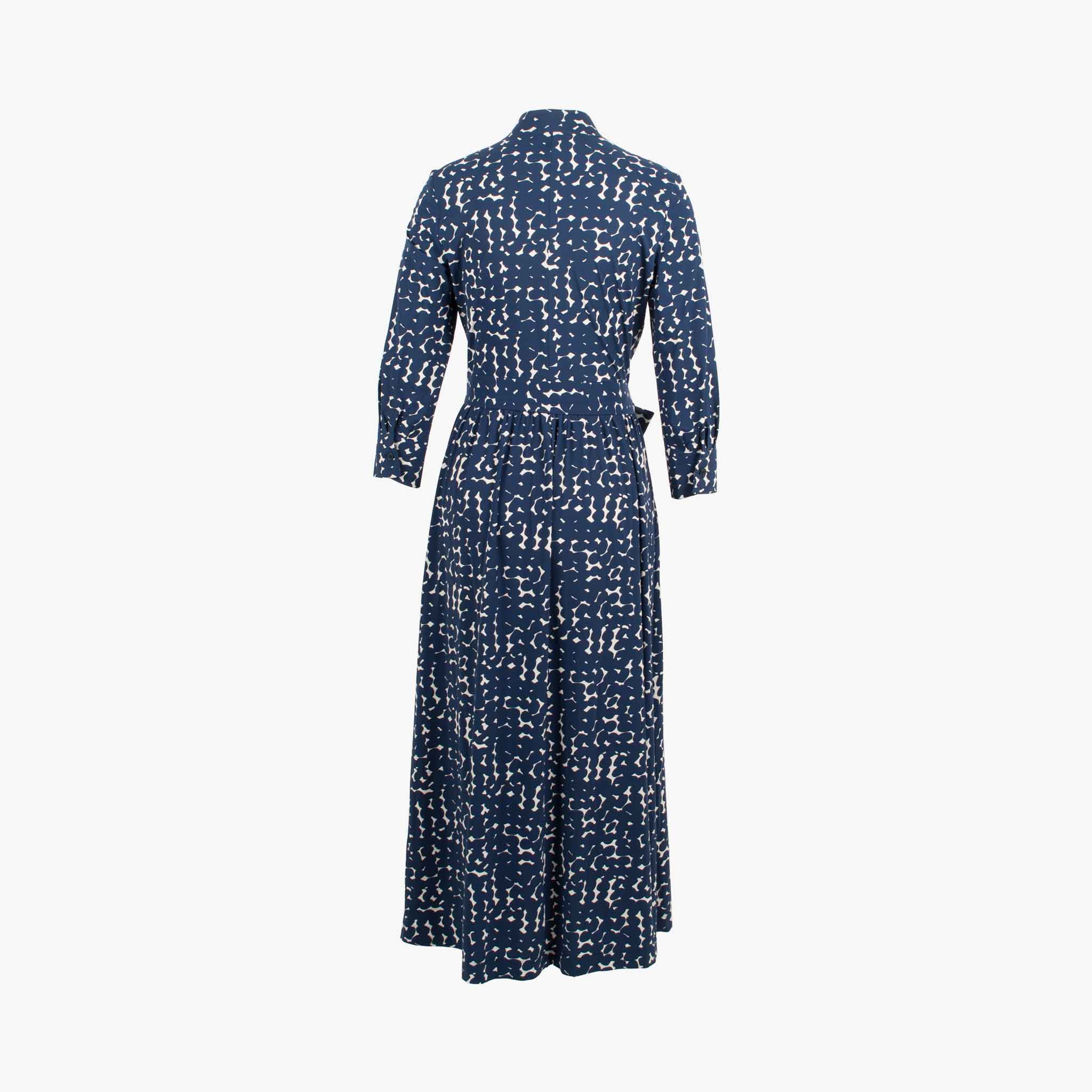 TRVL DRSS Maxikleid Print | blau