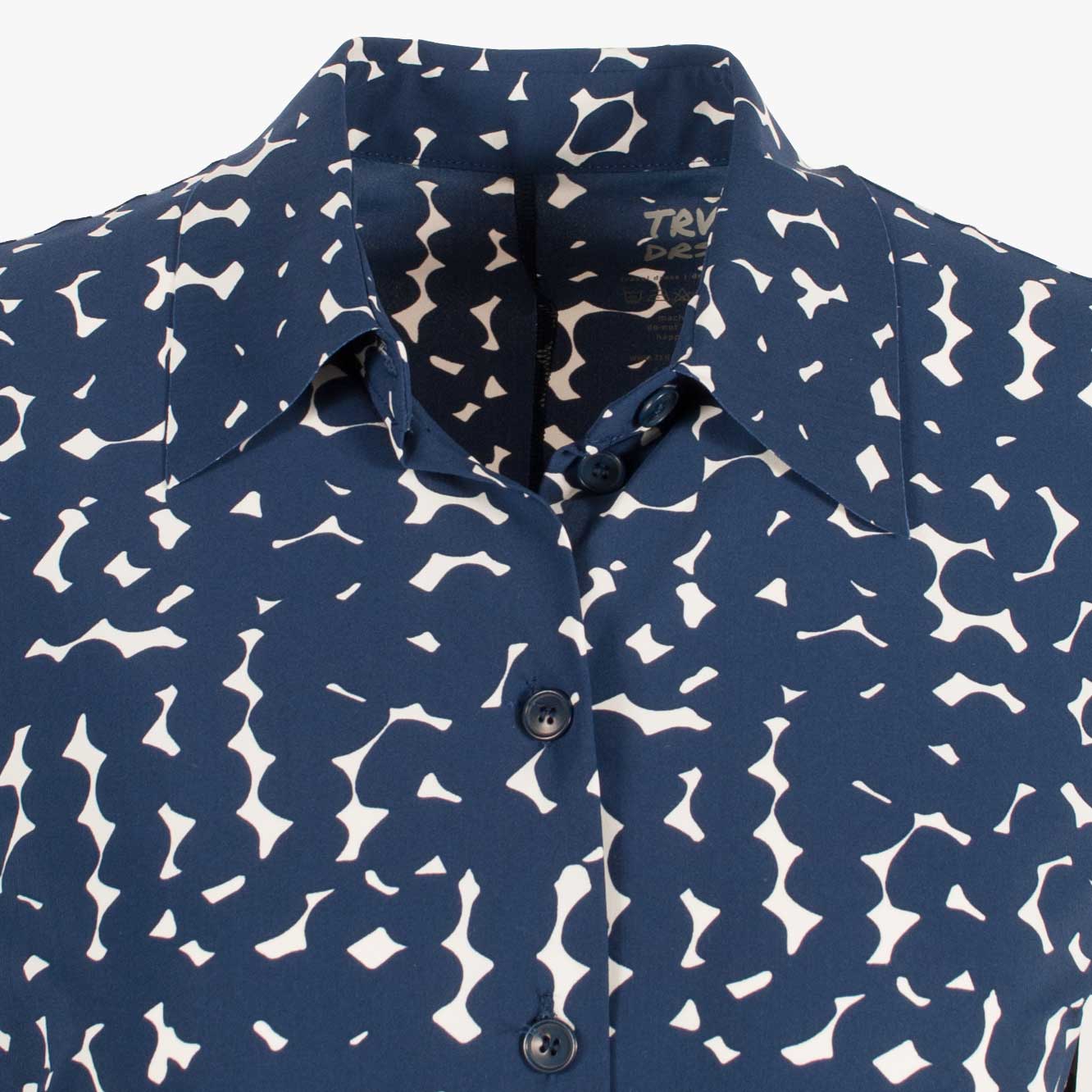 TRVL DRSS Maxikleid Print | blau