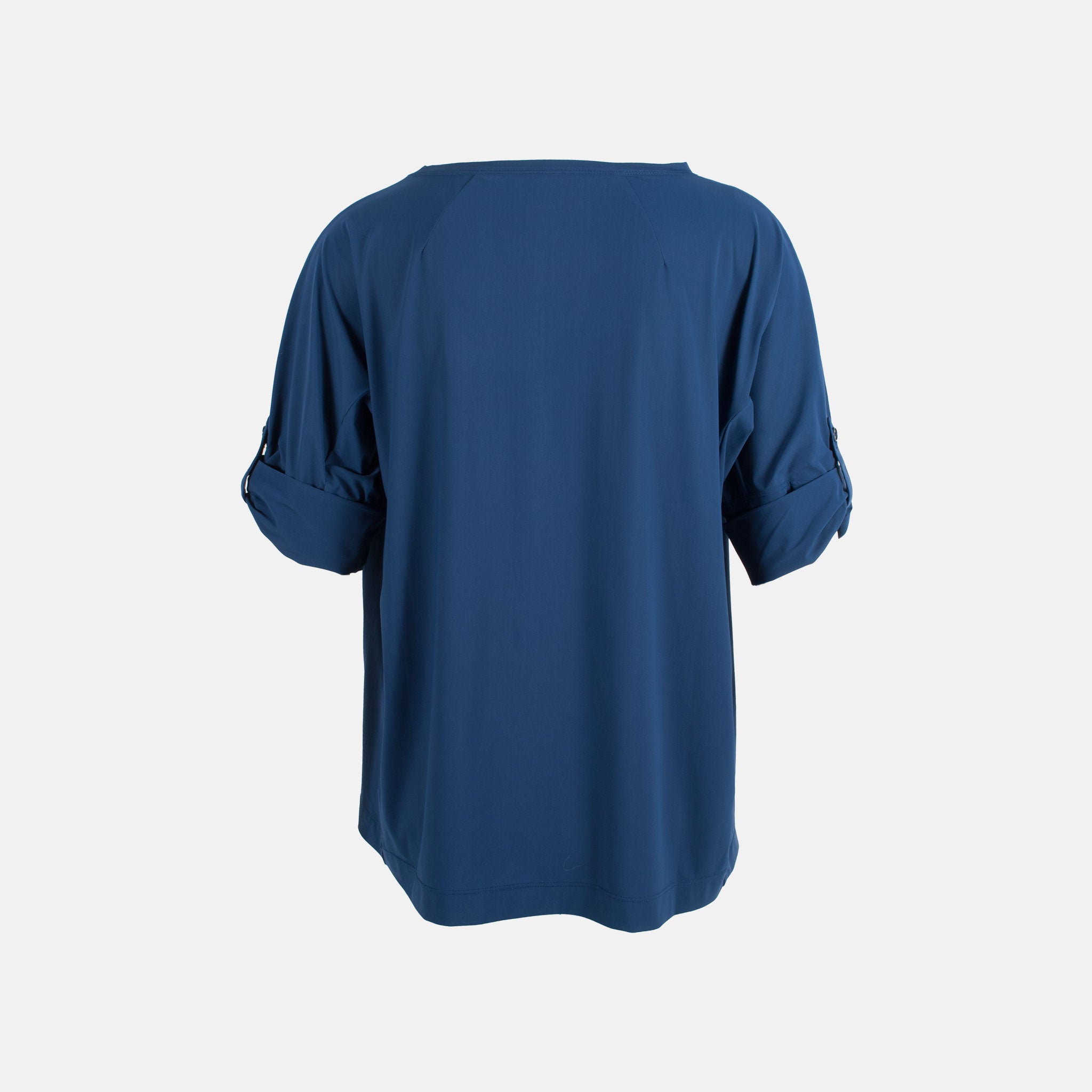 Trvl Drss RH-Blusenshirt Uni | dunkelblau