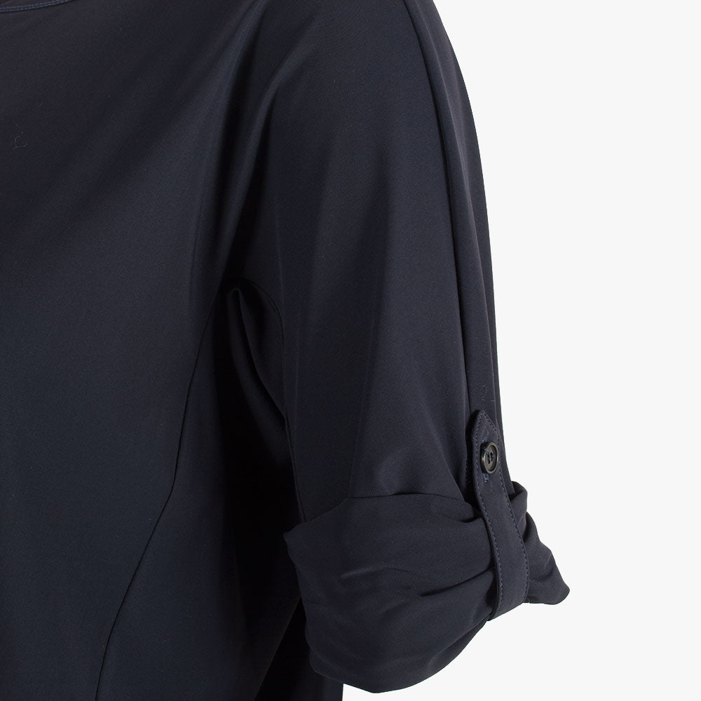 Trvl Drss RH-Blusenshirt Uni | nachtblau