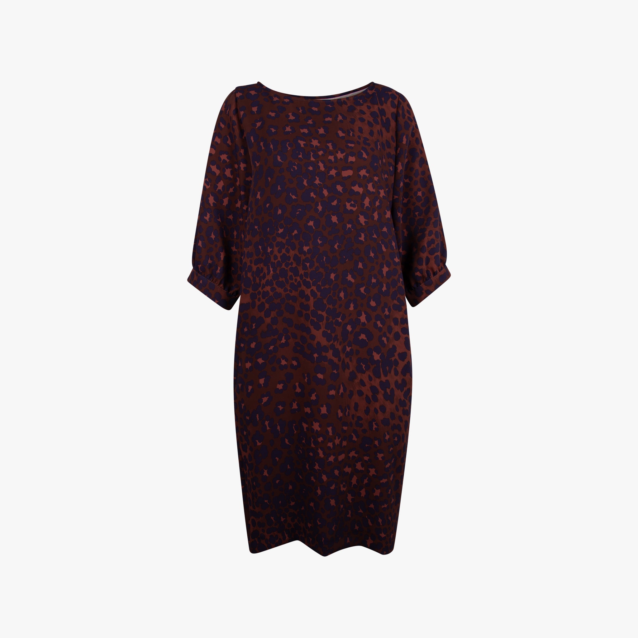 Trvl Drss 3/4 RH-Kleid Print | braun