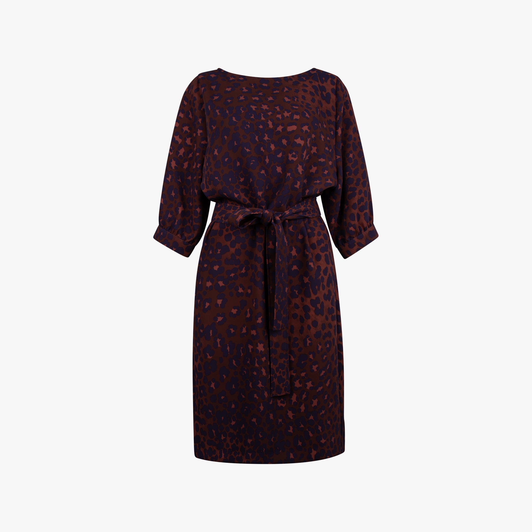 Trvl Drss 3/4 RH-Kleid Print | braun