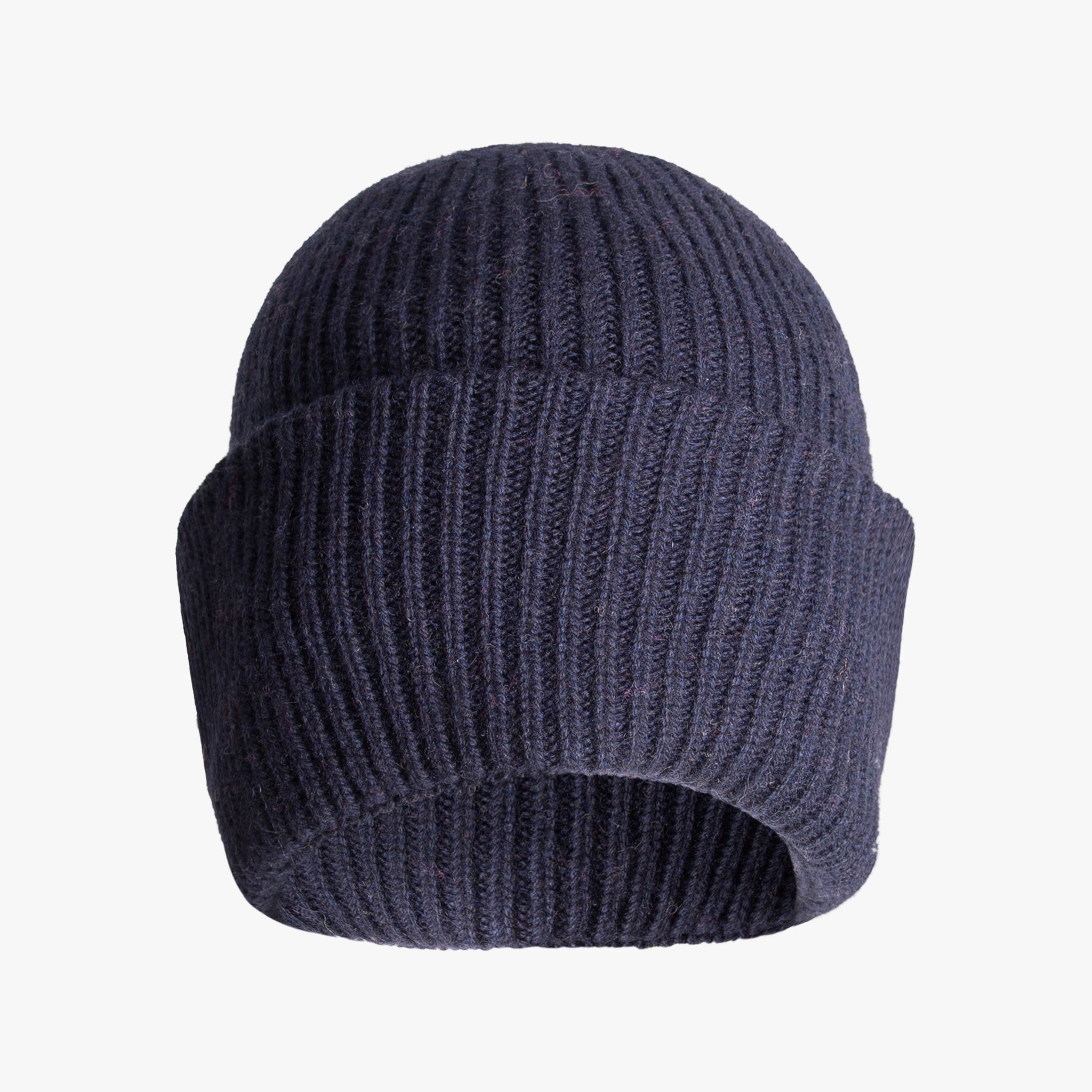 Mütze Umschlag uni | navy