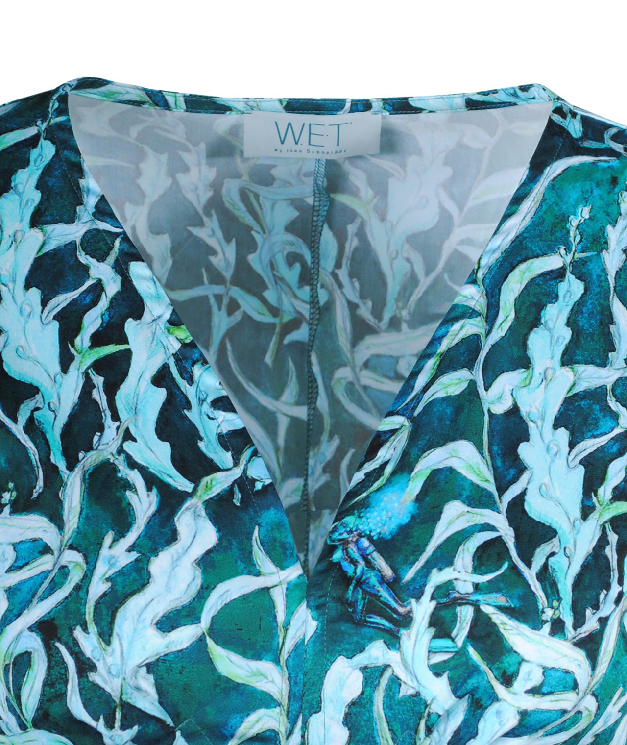 V-Kleid Megan Print | hellpetrol