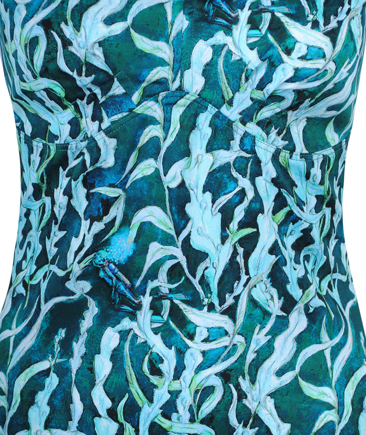 V-Kleid Megan Print | hellpetrol