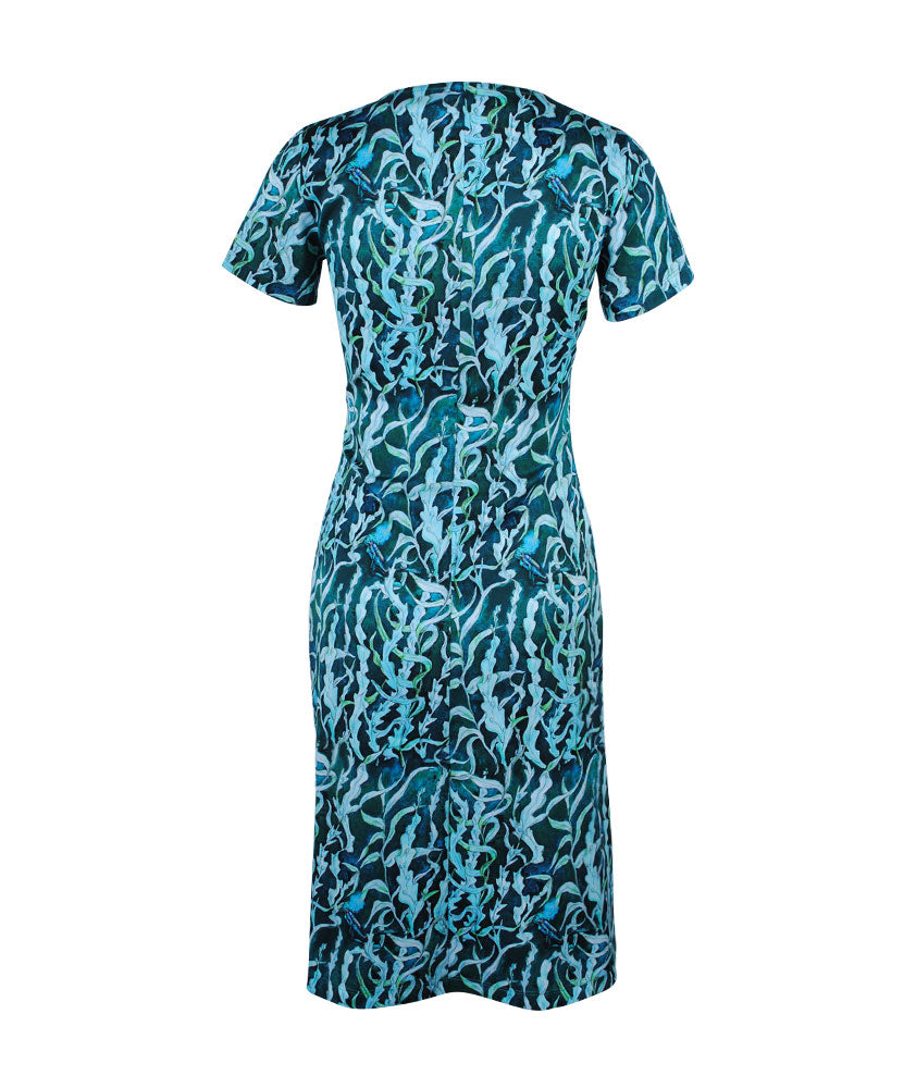 V-Kleid Megan Print | hellpetrol