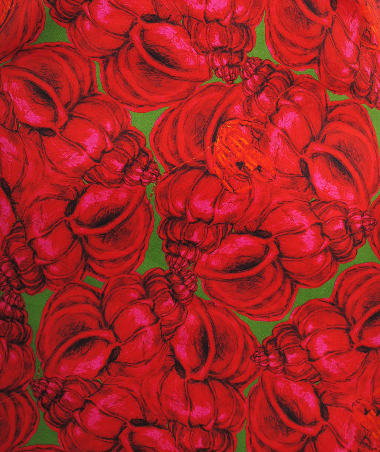 V-Kleid Megan Print | red