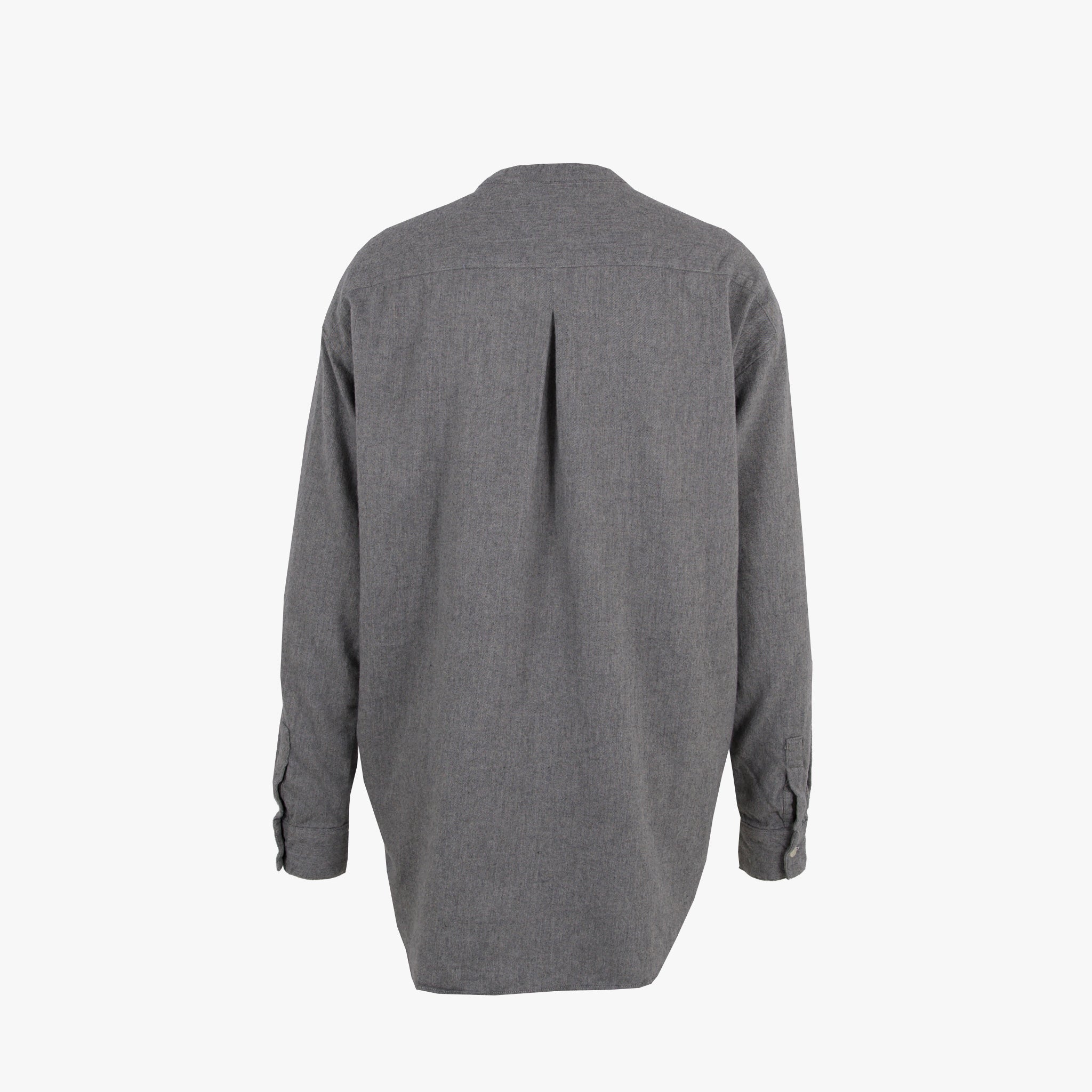 The White Shirt Hemdbluse Flanell | grau