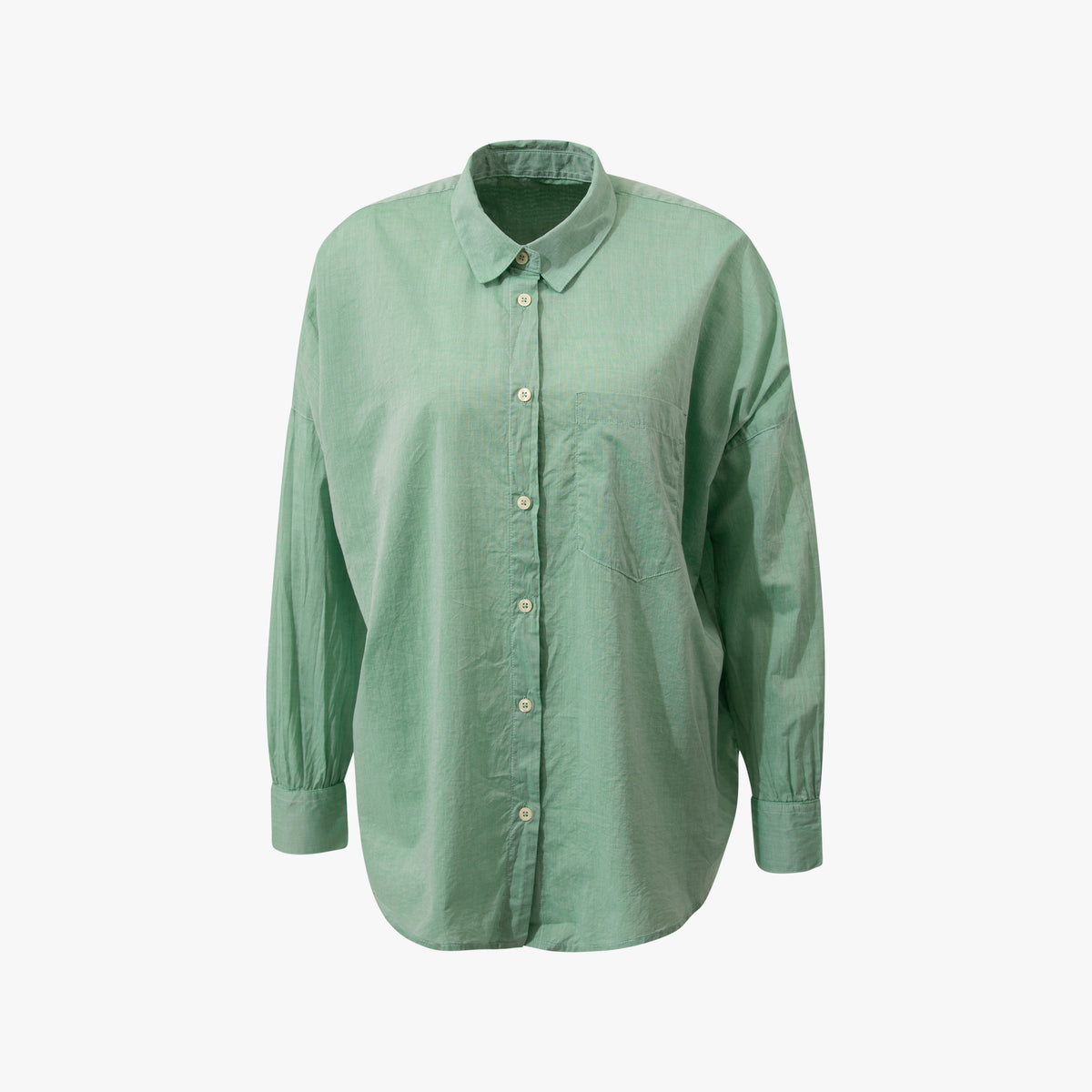 1/1 Bluse oversized uni | grün