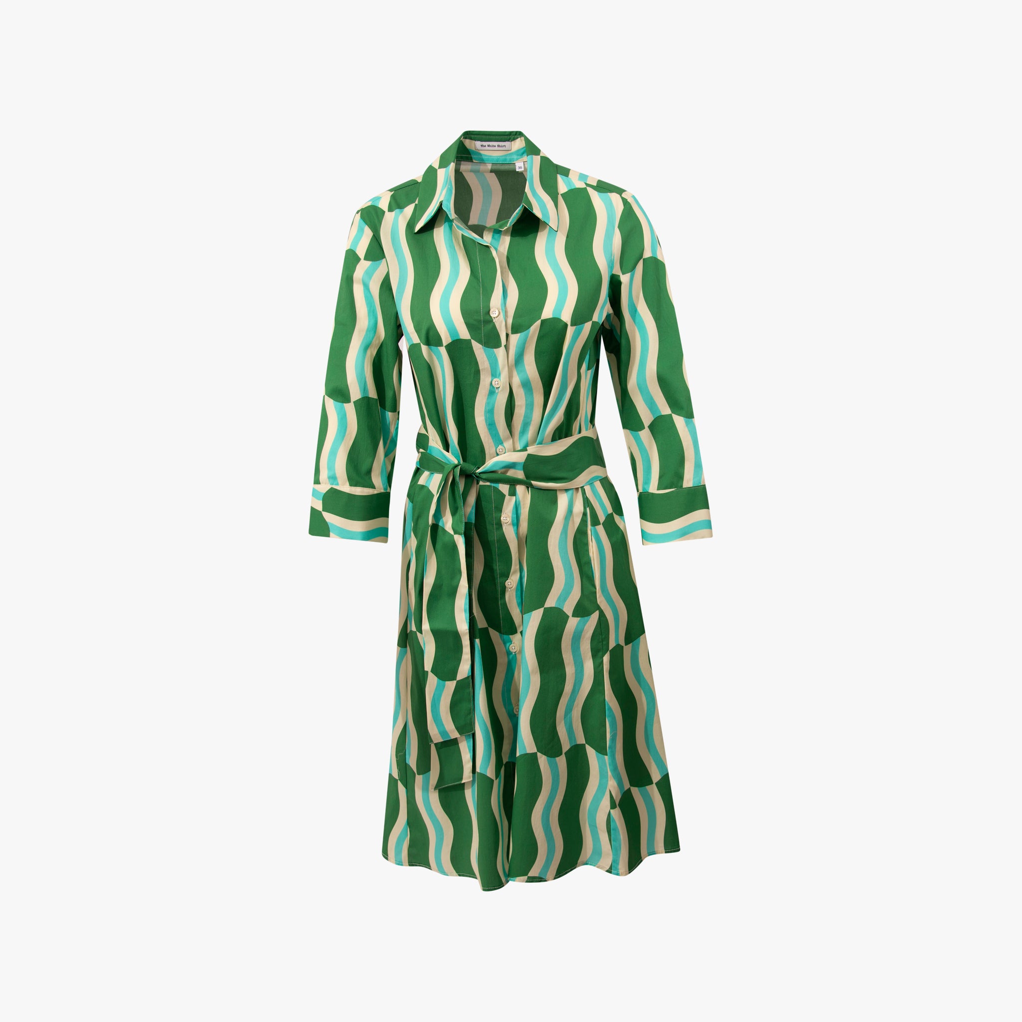 Hemdblusenkleid Retro | grün