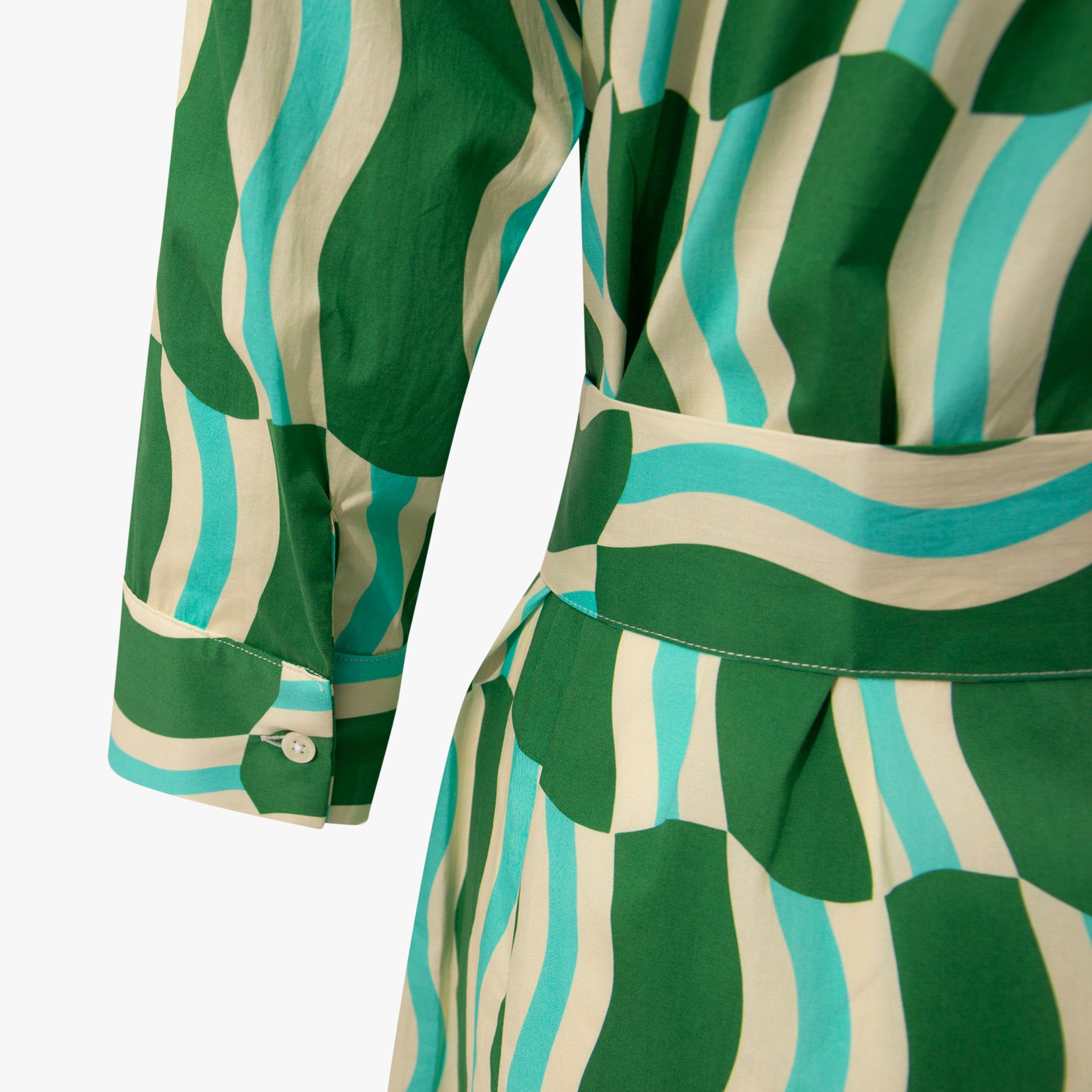 Hemdblusenkleid Retro | grün