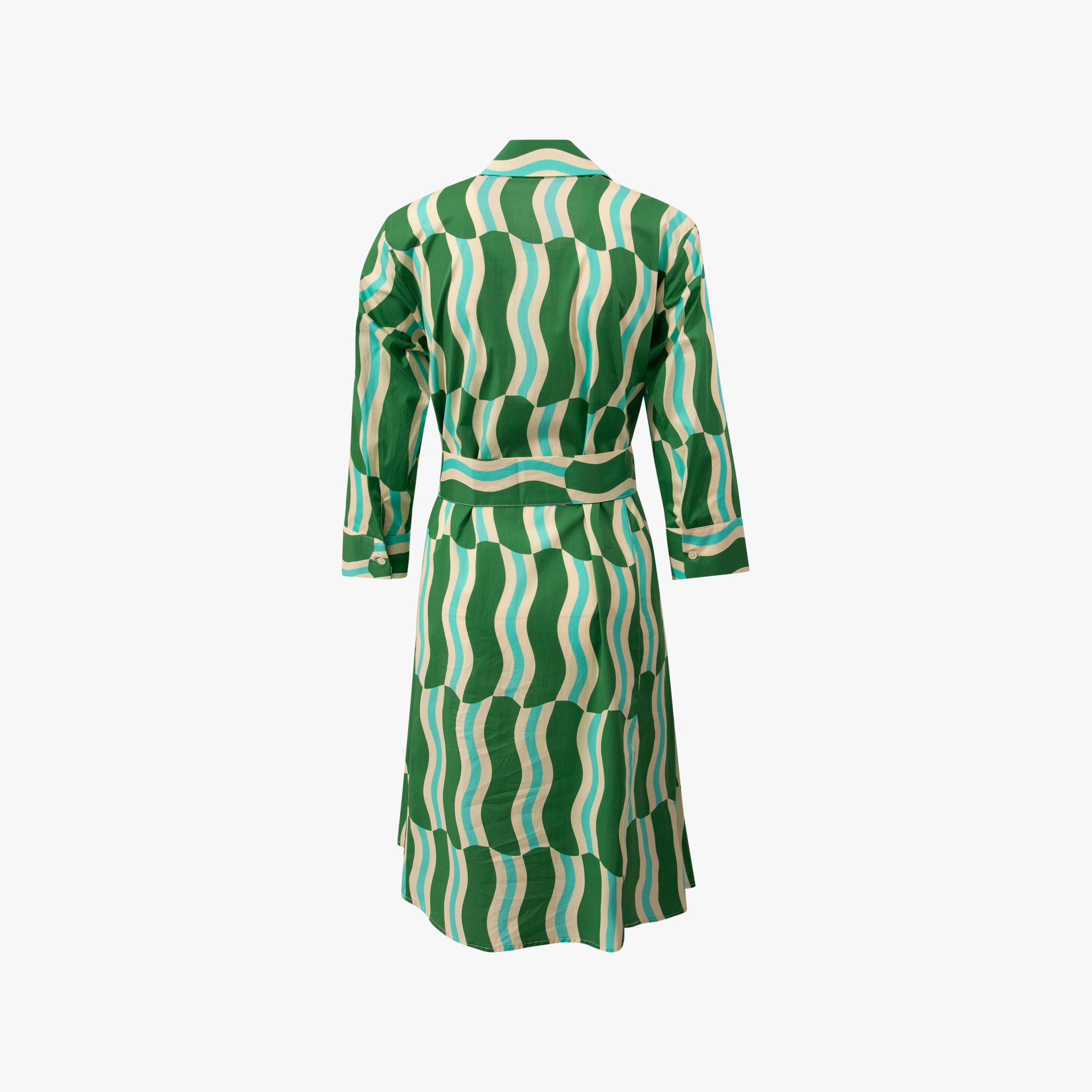 Hemdblusenkleid Retro | grün