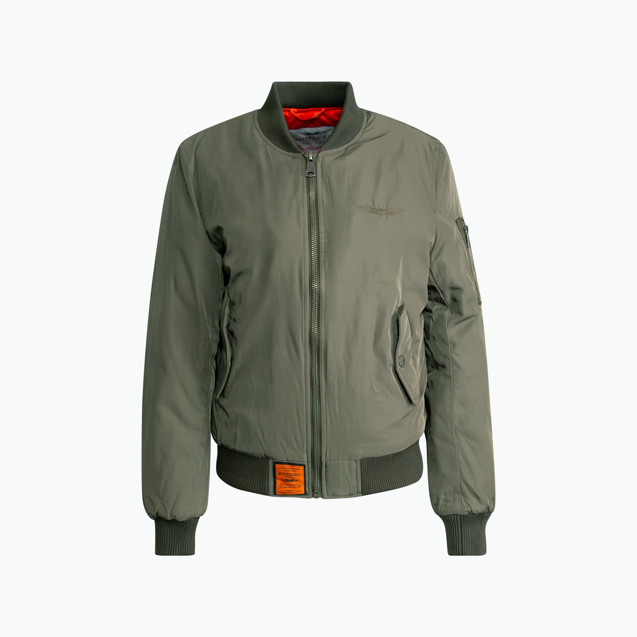 Bomberjacke gefüttert | khaki