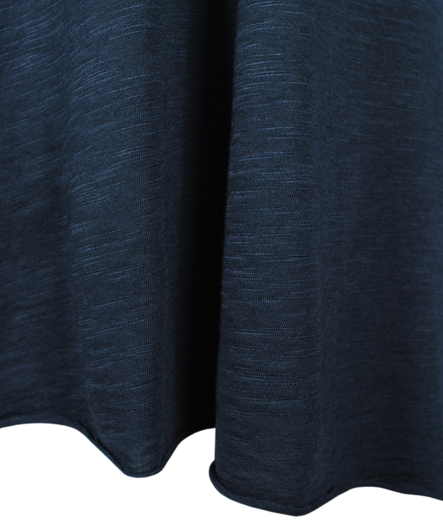 1/1 V-Shirt geflammt | graublau