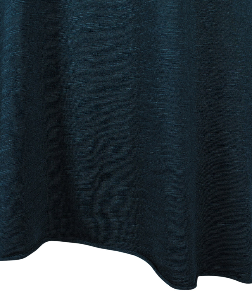 1/1 V-Shirt geflammt | dunkelgrün