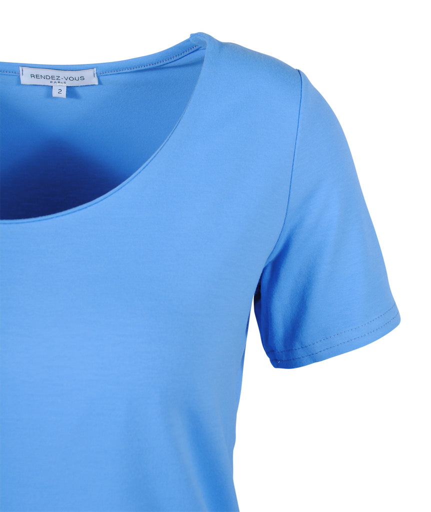 1/2 RH-Shirt Birkin | blau