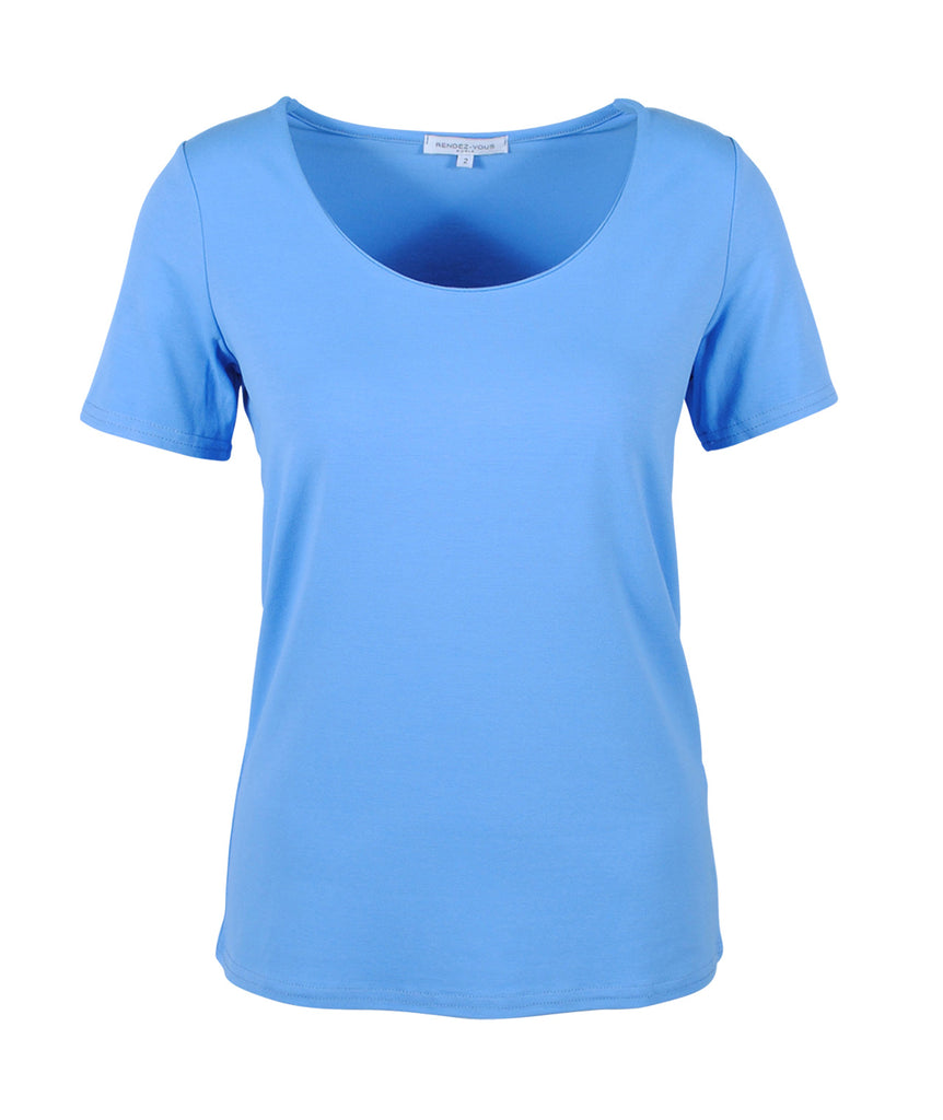 1/2 RH-Shirt Birkin | blau