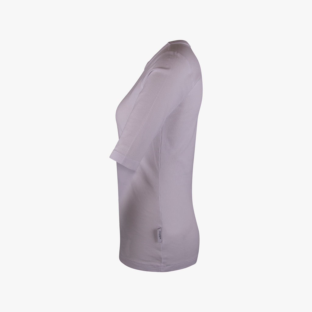 Rippenshirt | weiß