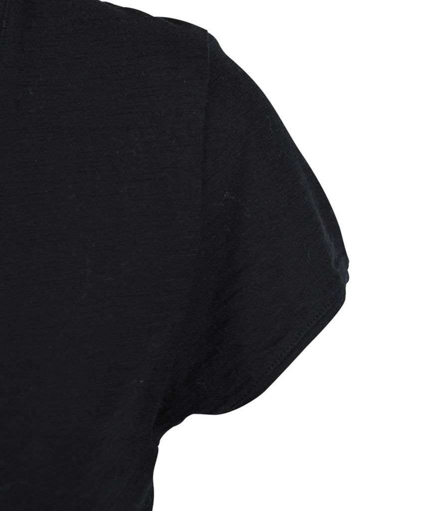 1/4-RH-Shirt uni | schwarz