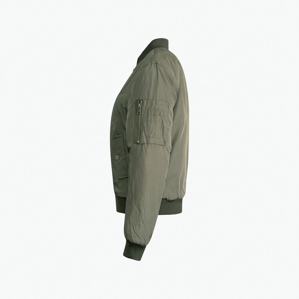Bomberjacke gefüttert | khaki