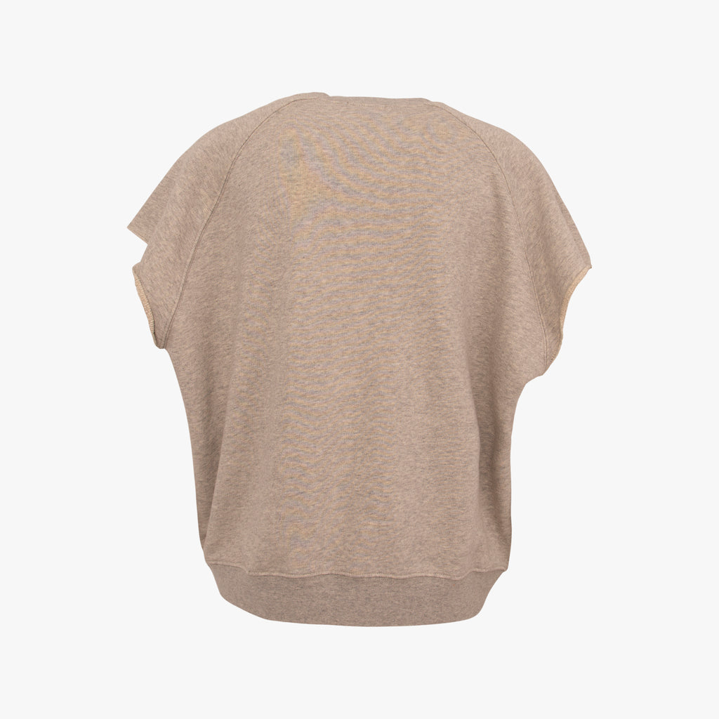 American Vintage Sweater o. Arm | anthramelange