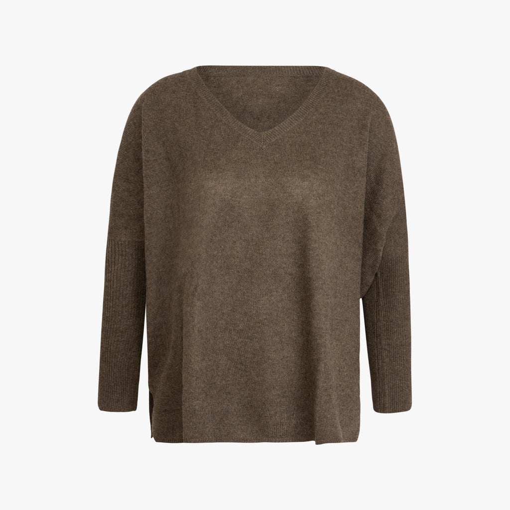 1/1 V-Poncho-Pulli | khaki