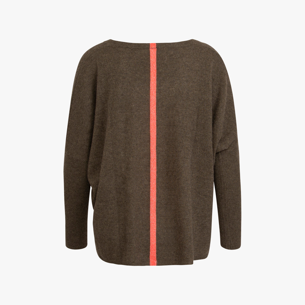 V-Ponchopulli Backstripe | khaki