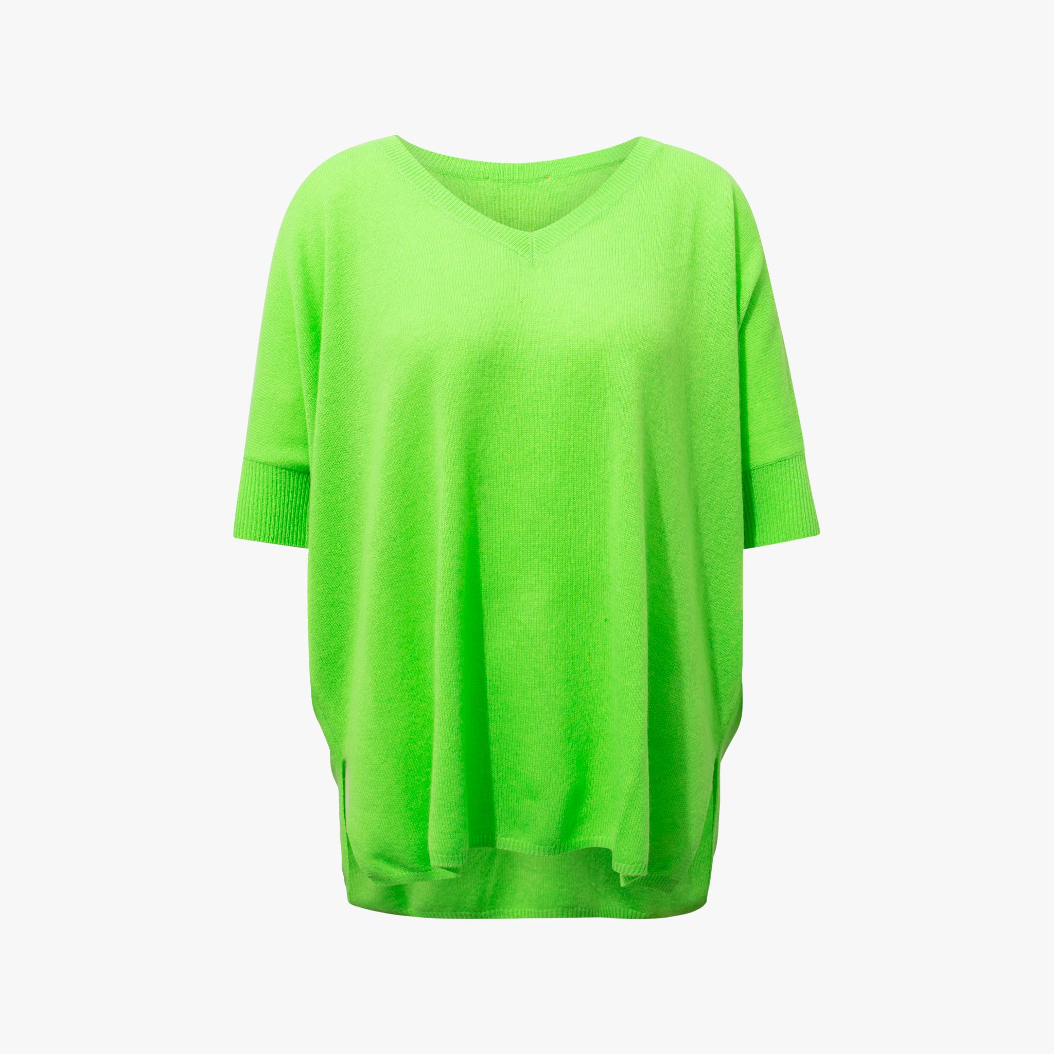 AbsoluteCashmere 1/2 Poncho Pulli | limone
