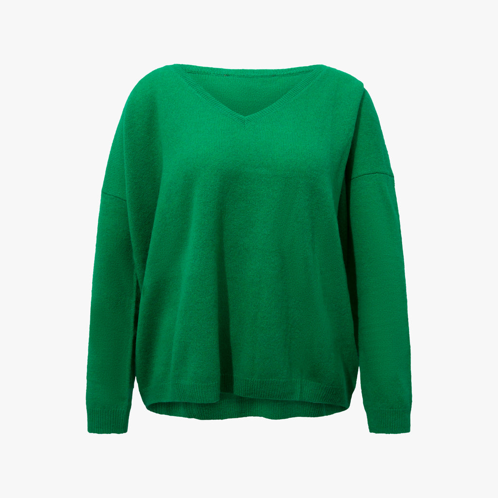 V-Pulli Cashmere | grün