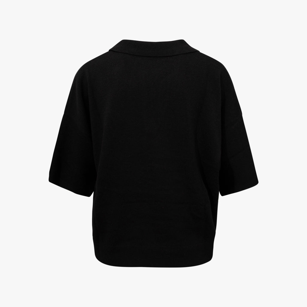 Absolute Casmere Pulli Polokragen | schwarz