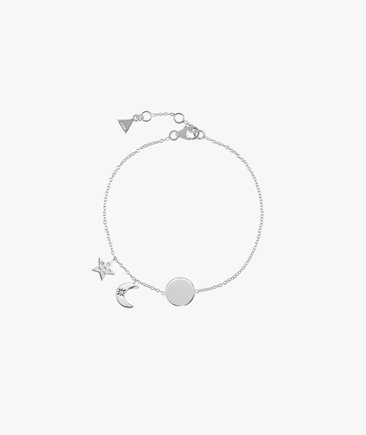 Armband Moon+Star SI | silber