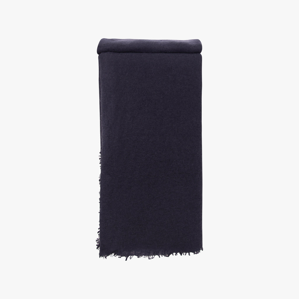 Bakaree Schal gefiltztes Cashmere | dunkelblau