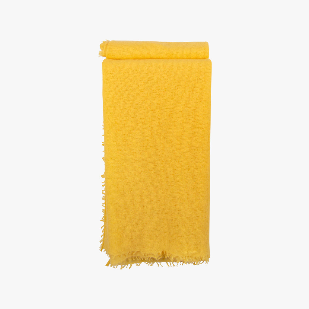 Bakaree Schal gefiltztes Cashmere | gelb