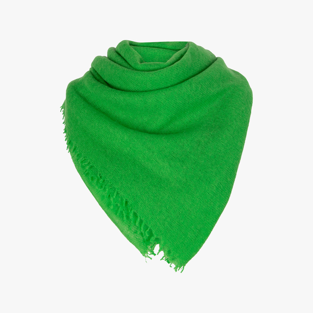 Bakaree Schal gefiltztes Cashmere | grün