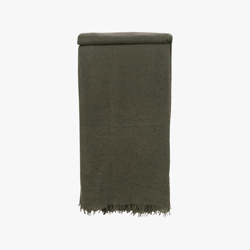 Bakaree Schal gefiltztes Cashmere | khaki