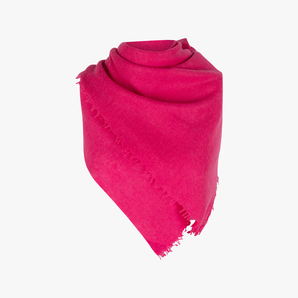 Bakaree Schal gefiltztes Cashmere | rose