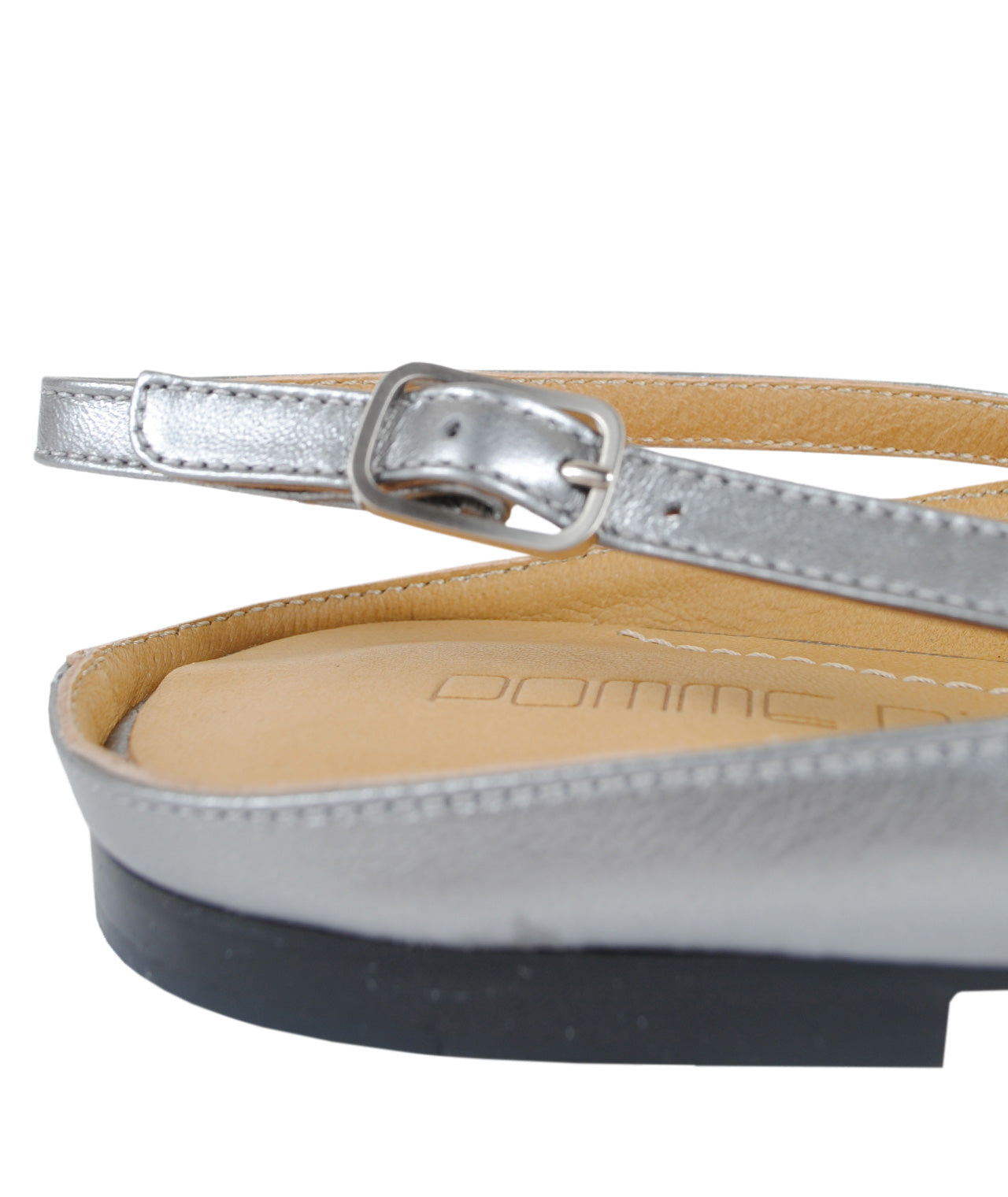 Ballerina Sling spitz | silber