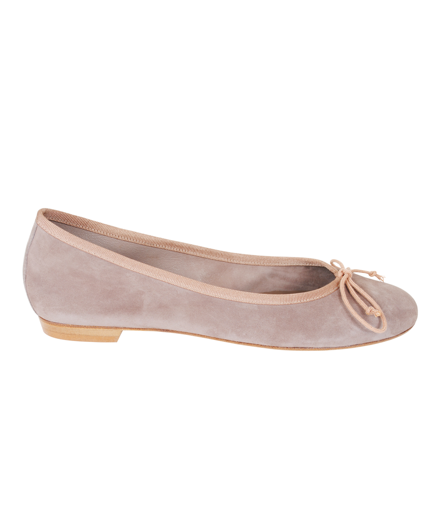 Ballerinas Velour | taupe