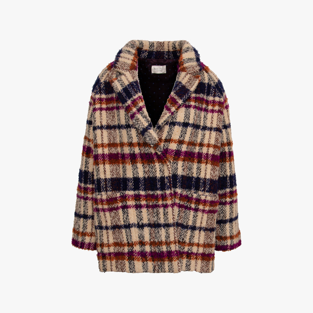 Jacke Karo | marine