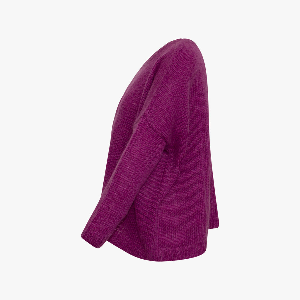 RH-Pullover uni | rosa