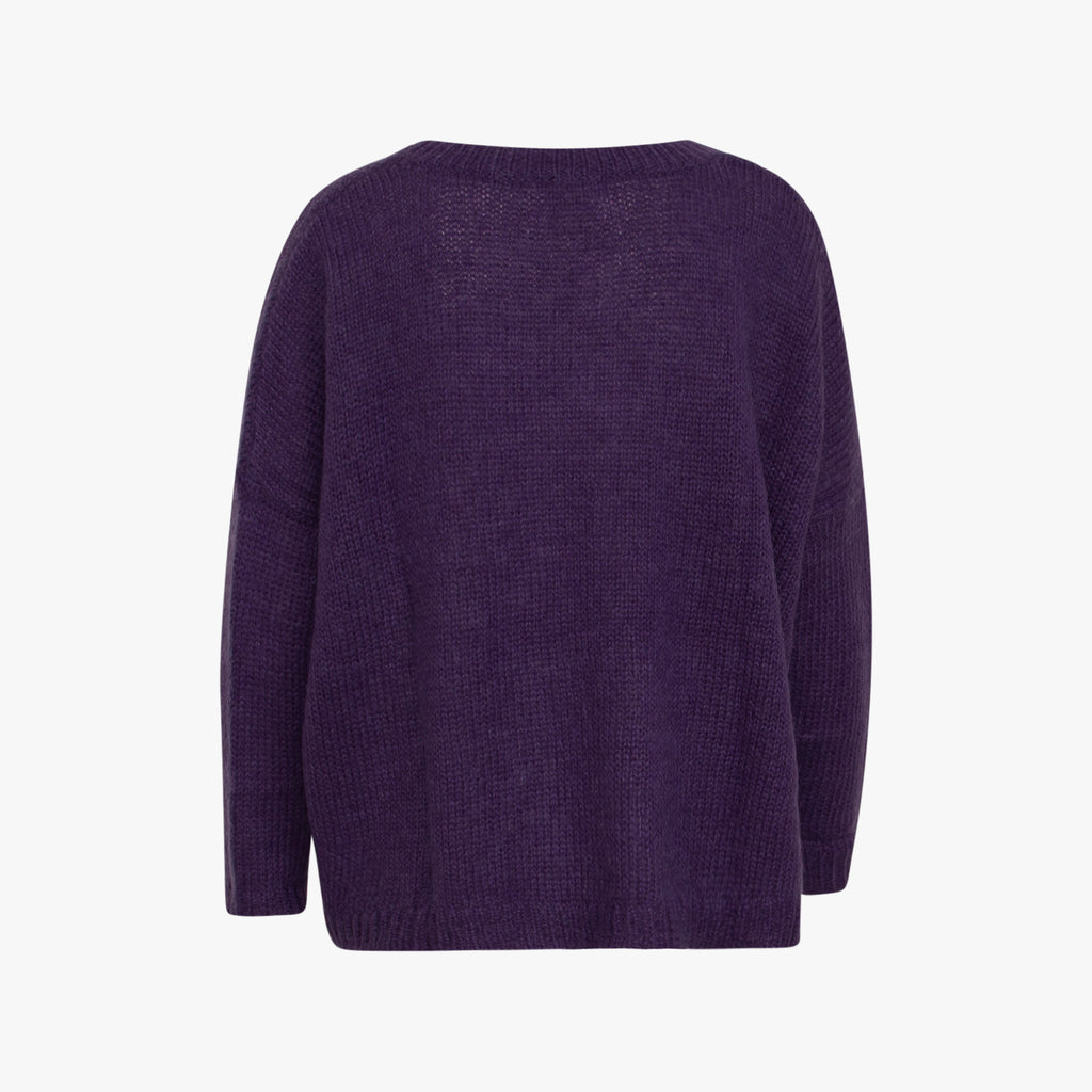 RH-Pullover uni | violett