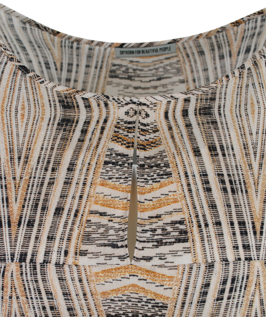 Bluse Afrikaprint Minda | braun