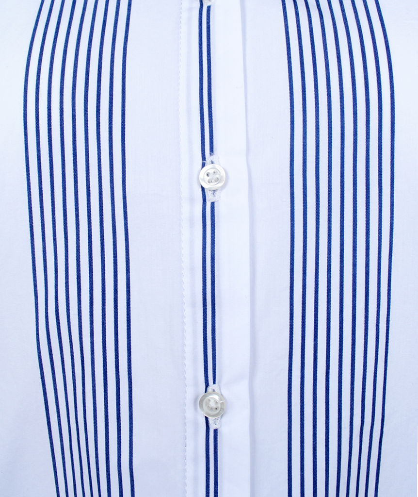 Bluse Carrie Pyjamaprint | weiß