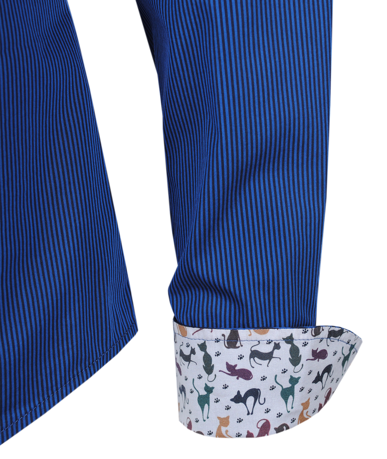 Bluse Fiore Streifen | blau