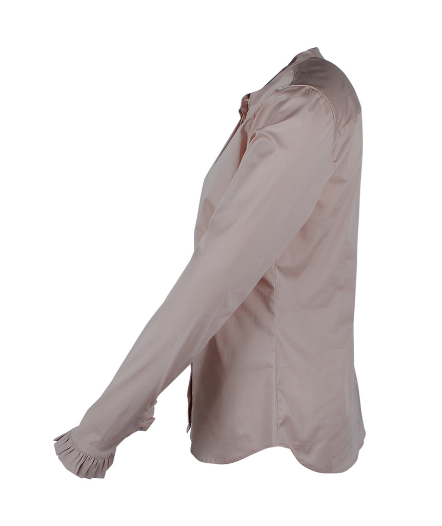 Bluse Rüsche | rose