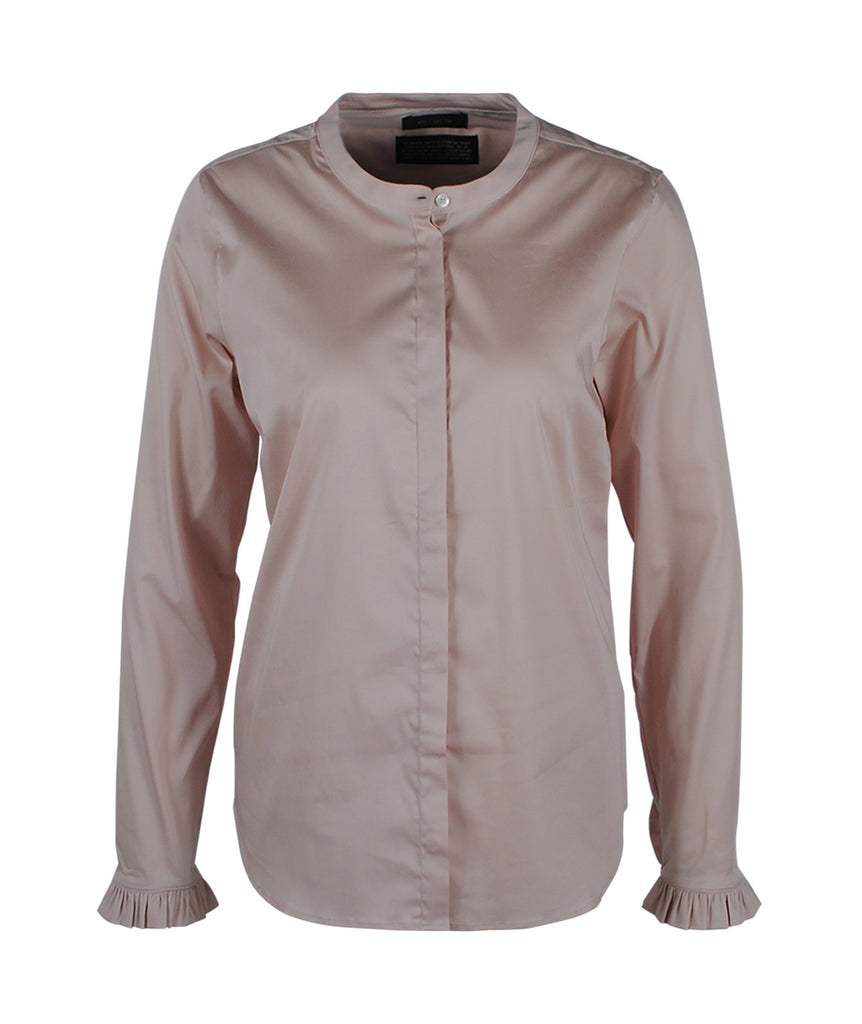 Bluse Rüsche | rose