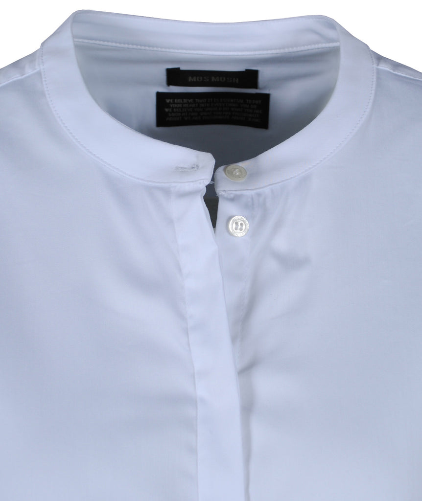 Bluse Rüsche | weiß