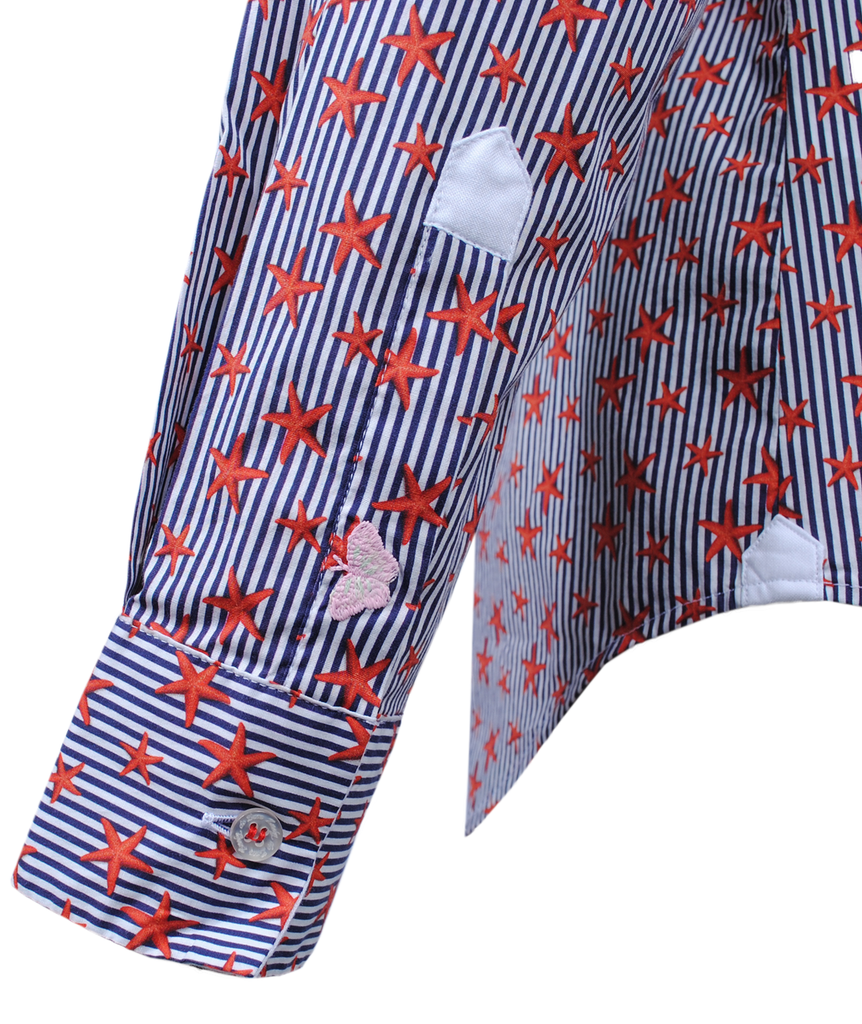 Bluse Sheila Seestern | blau